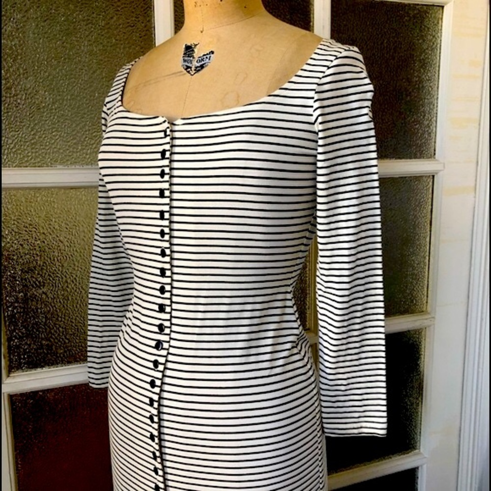 Early 90’s long striped jersey dress